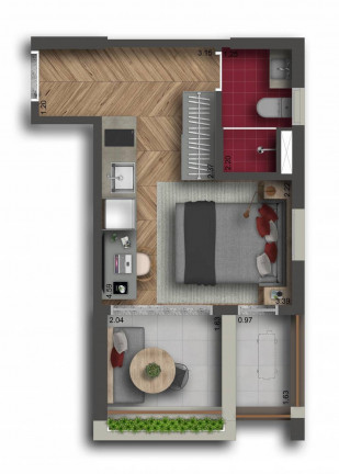 Imagem Imóvel com 1 Quarto à Venda, 22 m² em Jardim Paulista - São Paulo Imagem Imóvel com 1 Quarto à Venda, 22 m² em Jardim Paulista - São Paulo