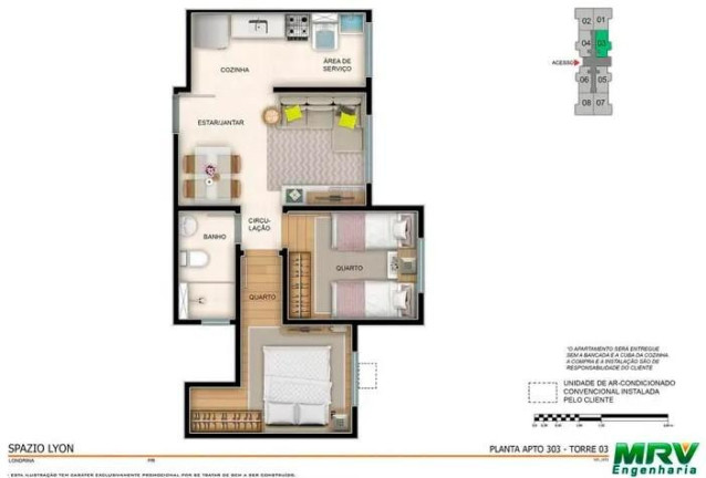 Imagem Apartamento com 2 Quartos à Venda, 44 m² em Pacaembu - Londrina Imagem Apartamento com 2 Quartos à Venda, 44 m² em Pacaembu - Londrina