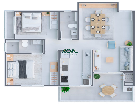 Imagem Imóvel com 3 Quartos à Venda, 92 m² em Rainha Do Mar - Itapoá