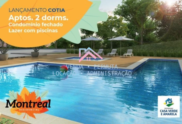 Apartamento com 2 Quartos à Venda, 44 m² em Parque Monjolo - Cotia