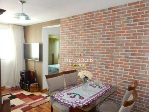 Apartamento com 2 Quartos à Venda, 50 m² em Vila Homero Thon - Santo André