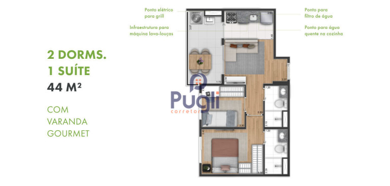 Imagem Apartamento com 2 Quartos à Venda, 44 m² em Vila Nair - São Paulo Imagem Apartamento com 2 Quartos à Venda, 44 m² em Vila Nair - São Paulo