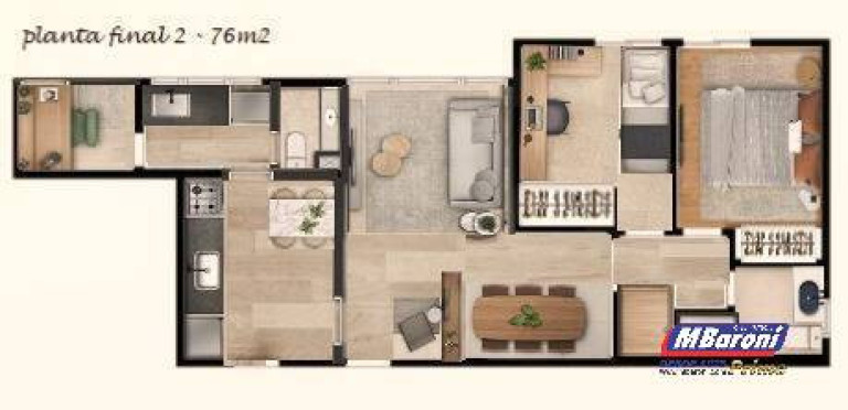 Imagem Apartamento com 2 Quartos para Alugar, 76 m² em Paraíso - São Paulo