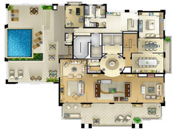 Imagem Imóvel com 5 Quartos à Venda, 1.034 m² em Panamby - São Paulo Imagem Imóvel com 5 Quartos à Venda, 1.034 m² em Panamby - São Paulo