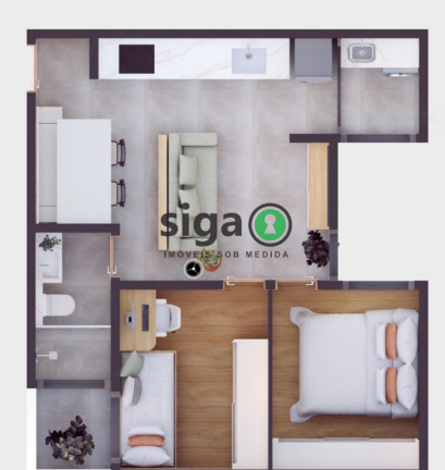 Imagem Apartamento com 2 Quartos à Venda, 42 m² em Vila Regente Feijó - São Paulo Imagem Apartamento com 2 Quartos à Venda, 42 m² em Vila Regente Feijó - São Paulo