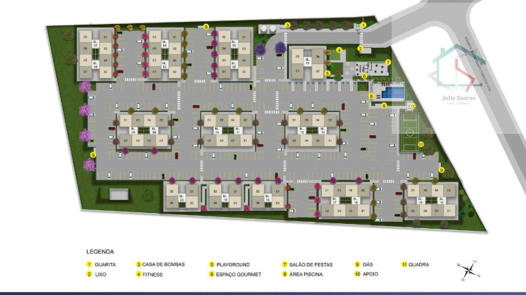 Imagem Apartamento com 2 Quartos à Venda,  em Rezende - Monte Mor