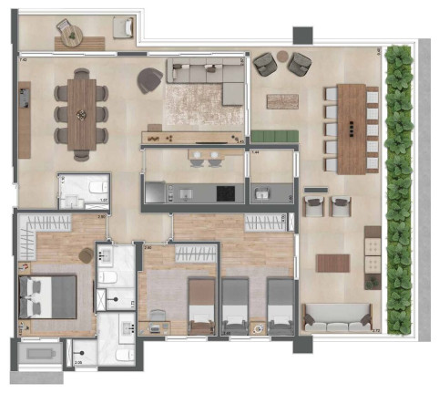 Imagem Apartamento com 3 Quartos à Venda, 83 m² em Brooklin Paulista - São Paulo Imagem Apartamento com 3 Quartos à Venda, 83 m² em Brooklin Paulista - São Paulo