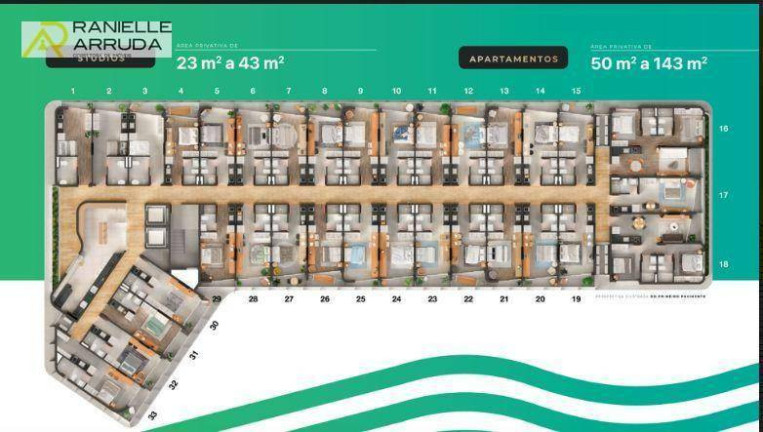 Imagem Apartamento com 1 Quarto à Venda, 25 m² em Bessa - João Pessoa Imagem Apartamento com 1 Quarto à Venda, 25 m² em Bessa - João Pessoa