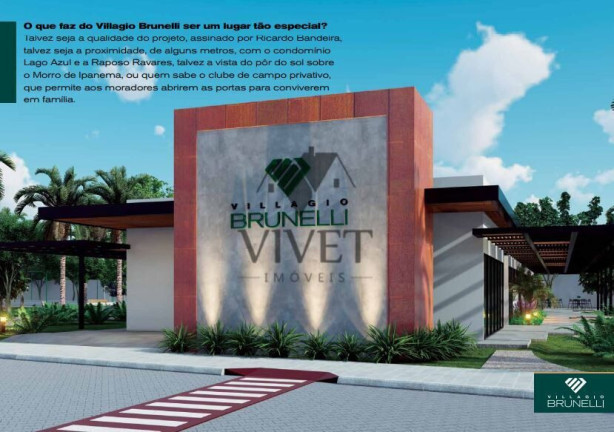Imagem Terreno à Venda, 250 m² em Villagio Brunelli - Araçoiaba Da Serra Imagem Terreno à Venda, 250 m² em Villagio Brunelli - Araçoiaba Da Serra