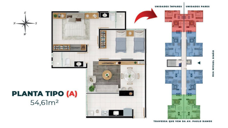 Imagem Apartamento com 2 Quartos à Venda,  em Centro - Timon
