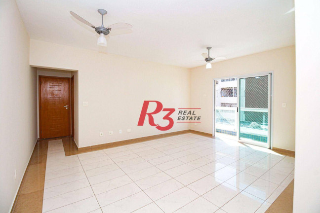 Imagem Apartamento com 3 Quartos para Alugar, 101 m² em Embaré - Santos