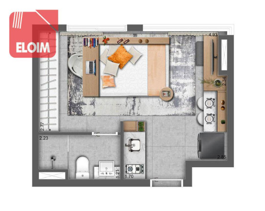 Imagem Apartamento com 1 Quarto à Venda, 40 m² em Pinheiros - São Paulo Imagem Apartamento com 1 Quarto à Venda, 40 m² em Pinheiros - São Paulo