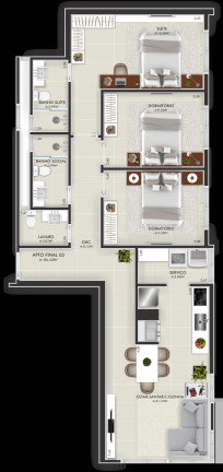 Imagem Apartamento com 3 Quartos à Venda, 122 m² em Capão Da Canoa - Capão Da Canoa