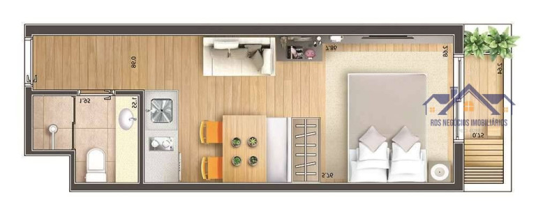 Imagem Apartamento com 1 Quarto à Venda, 26 m² em Granja Viana - Cotia Imagem Apartamento com 1 Quarto à Venda, 26 m² em Granja Viana - Cotia