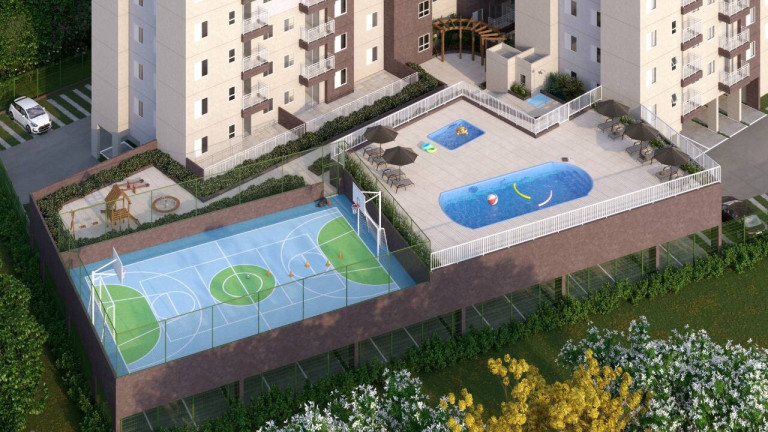Imagem Apartamento com 2 Quartos à Venda, 46 m² em Recreio Estoril - Atibaia
