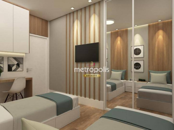 Imagem Apartamento com 2 Quartos à Venda, 58 m² em Osvaldo Cruz - São Caetano Do Sul