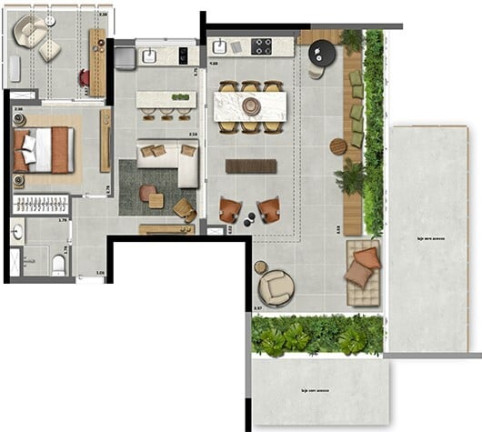 Imagem Apartamento com 1 Quarto à Venda, 98 m² em Pinheiros - São Paulo