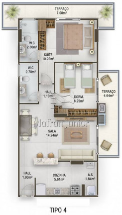 Imagem Apartamento com 2 Quartos à Venda, 68 m² em Forte - Praia Grande Imagem Apartamento com 2 Quartos à Venda, 68 m² em Forte - Praia Grande