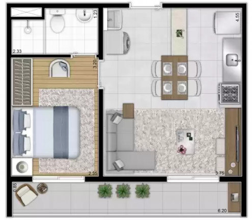 Imagem Apartamento com 1 Quarto à Venda, 28 m² em Vila Das Belezas - São Paulo Imagem Apartamento com 1 Quarto à Venda, 28 m² em Vila Das Belezas - São Paulo