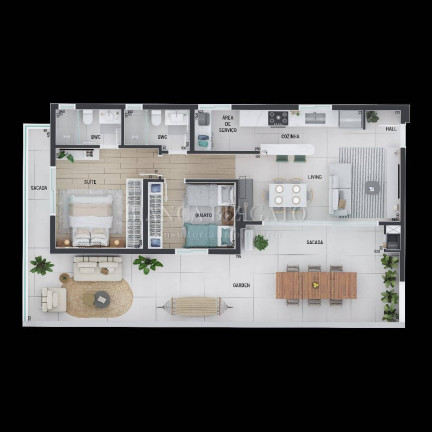 Imagem Apartamento com 2 Quartos à Venda, 74 m² em Portão - Curitiba Imagem Apartamento com 2 Quartos à Venda, 74 m² em Portão - Curitiba