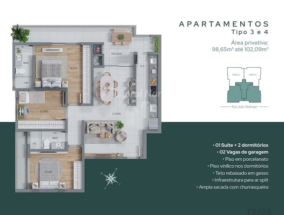 Imagem Apartamento com 2 Quartos à Venda, 89 m² em Fazenda - Itajaí Imagem Apartamento com 2 Quartos à Venda, 89 m² em Fazenda - Itajaí