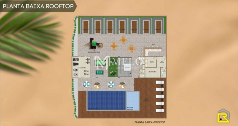 Foto do imóvel Apartamento com 1 Quarto à Venda, 30 m² em Porto De Galinhas - Ipojuca