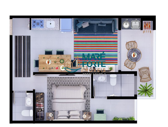 Imagem Apartamento com 1 Quarto à Venda, 42 m² em Praia Grande - Ubatuba Imagem Apartamento com 1 Quarto à Venda, 42 m² em Praia Grande - Ubatuba