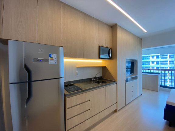 Imagem Apartamento com 1 Quarto para Alugar, 25 m² em Brooklin - São Paulo Imagem Apartamento com 1 Quarto para Alugar, 25 m² em Brooklin - São Paulo