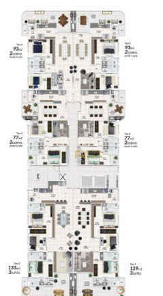 Imagem Apartamento com 2 Quartos à Venda, 77 m² em Vila Guilhermina - Praia Grande Imagem Apartamento com 2 Quartos à Venda, 77 m² em Vila Guilhermina - Praia Grande