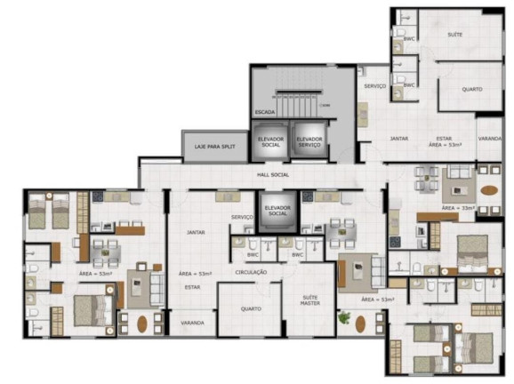 Imagem Apartamento com 2 Quartos à Venda, 52 m² em Boa Viagem - Recife Imagem Apartamento com 2 Quartos à Venda, 52 m² em Boa Viagem - Recife