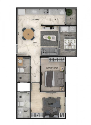 Imagem Apartamento com 2 Quartos à Venda, 59 m² em Mirim - Praia Grande Imagem Apartamento com 2 Quartos à Venda, 59 m² em Mirim - Praia Grande