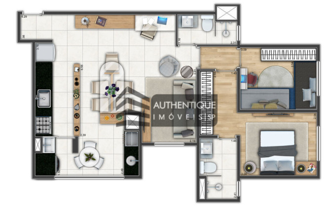 Imagem Apartamento com 2 Quartos à Venda, 72 m² em Vila Assunção - Santo André Imagem Apartamento com 2 Quartos à Venda, 72 m² em Vila Assunção - Santo André