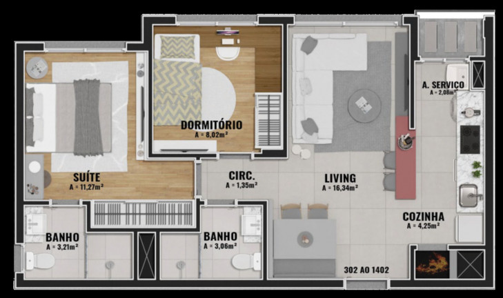 Imagem Imóvel com 2 Quartos à Venda, 61 m² em Jardim Botânico - Porto Alegre Imagem Imóvel com 2 Quartos à Venda, 61 m² em Jardim Botânico - Porto Alegre