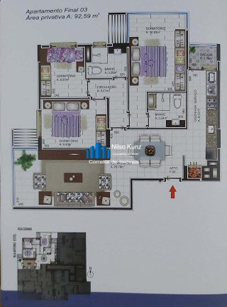 Imagem Apartamento com 2 Quartos à Venda, 79 m² em Botafogo - Bento Gonçalves Imagem Apartamento com 2 Quartos à Venda, 79 m² em Botafogo - Bento Gonçalves