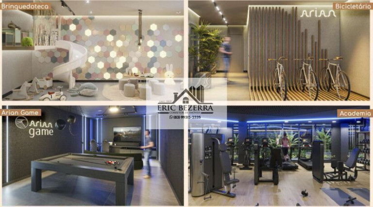 Flat com 1 Quarto à Venda, 33 m² em Intermares - Cabedelo