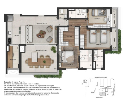 Imagem Apartamento com 3 Quartos à Venda,  em Moema - São Paulo