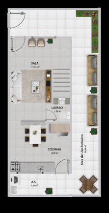 Imagem Casa com 2 Quartos à Venda, 55 m² em Boqueirao - Praia Grande Imagem Casa com 2 Quartos à Venda, 55 m² em Boqueirao - Praia Grande
