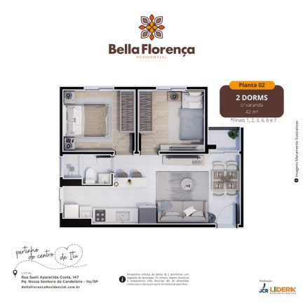 Imagem Apartamento com 2 Quartos à Venda, 42 m² em Parque Nossa Senhora Da Candelária - Itu Imagem Apartamento com 2 Quartos à Venda, 42 m² em Parque Nossa Senhora Da Candelária - Itu