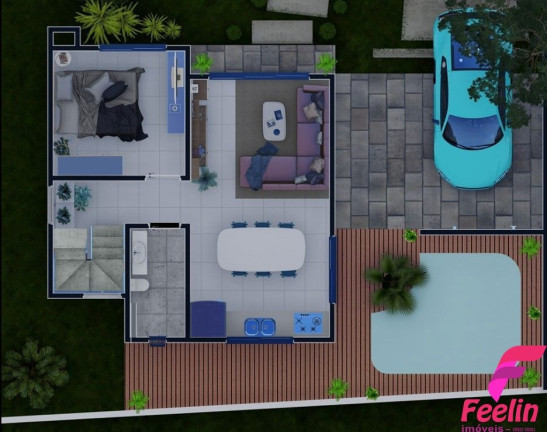 Imagem Casa com 2 Quartos à Venda, 180 m² em Campeche - Florianópolis Imagem Casa com 2 Quartos à Venda, 180 m² em Campeche - Florianópolis