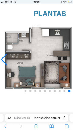 Apartamento com 1 Quarto à Venda, 45 m² em Jardim Atlântico - Florianópolis