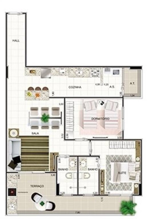 Imagem Apartamento com 2 Quartos à Venda, 79 m² em Mirim - Praia Grande Imagem Apartamento com 2 Quartos à Venda, 79 m² em Mirim - Praia Grande