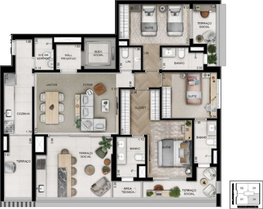 Imagem Apartamento com 3 Quartos à Venda, 143 m² em Vila Mariana - São Paulo