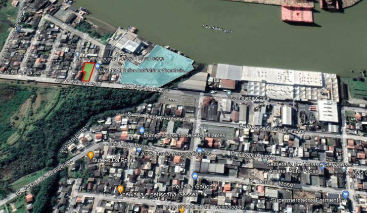 Terreno à Venda, 877 m² em Cordeiros - Itajaí