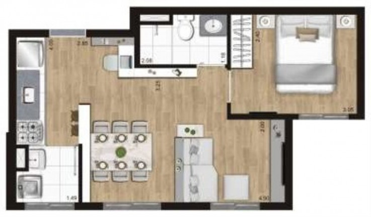 Imagem Imóvel com 2 Quartos à Venda, 35 m² em Freguesia Do ó - São Paulo