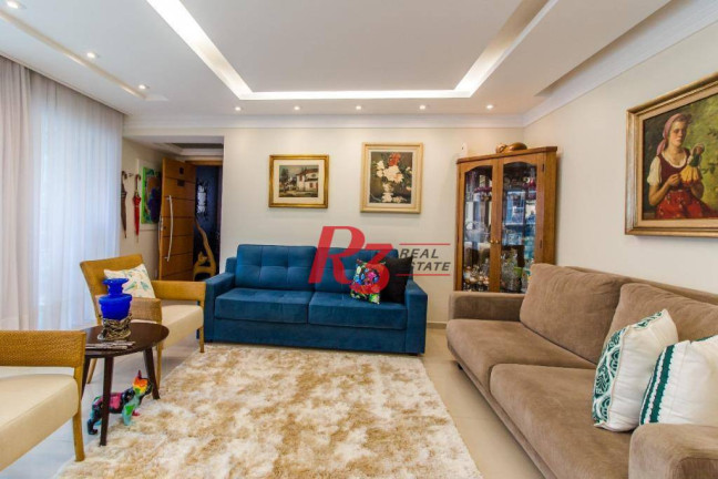 Imagem Apartamento com 4 Quartos à Venda, 191 m² em Gonzaga - Santos
