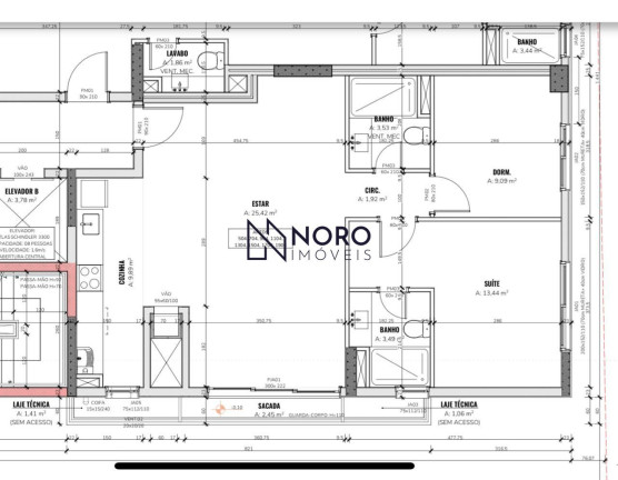 Apartamento com 3 Quartos à Venda, 101 m² em Centro - Santa Maria