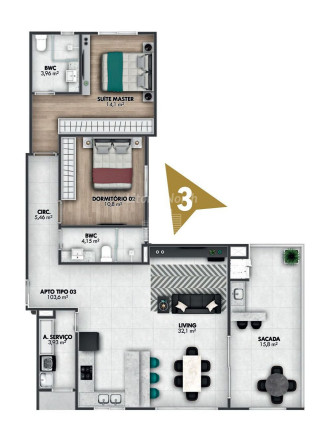 Imagem Apartamento com 2 Quartos à Venda, 103 m² em Centro - Itajaí Imagem Apartamento com 2 Quartos à Venda, 103 m² em Centro - Itajaí