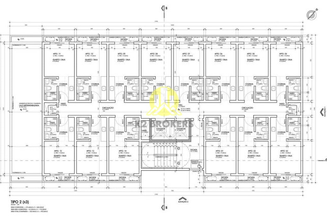 Imagem Studio com 1 Quarto à Venda, 19 m² em Rebouças - Curitiba