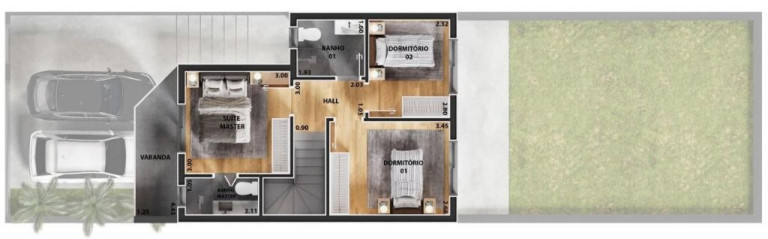 Imagem Sobrado com 3 Quartos à Venda, 97 m² em Parque Residencial Casa Branca - Suzano Imagem Sobrado com 3 Quartos à Venda, 97 m² em Parque Residencial Casa Branca - Suzano