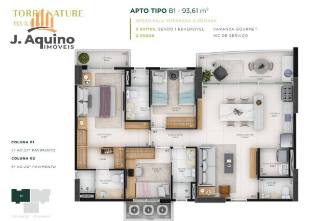 Foto do imóvel Apartamento com 3 Quartos à Venda, 3.000 m² em Cocó - Fortaleza